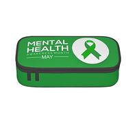BHHJKK in May We Wear Green - Estuche para lápices de gran capacidad, estuche para lápices para mujeres, hombres y adultos, Como se muestra en la imagen, Talla única, Estuches