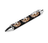BHHJKK Yin and Yang Dragon Tiger - Bolígrafo retráctil de tinta azul, bolígrafo de trabajo para hombres y mujeres, 1 unidad