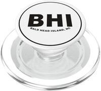 BHI Bald Head Island, Vacaciones en la Playa de Carolina del Norte, Carolina del Norte, Carolina del Norte PopSockets PopGrip para MagSafe