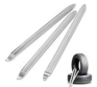 Bhina 3 Piezas 30 cm Palancas Desmontadoras de Neumáticos Palancas Desmontables de Ruedas de Acero al Manganeso Palanca para Desmontar Neumáticos de Patinete Eléctrico Motos Coches Carretillas