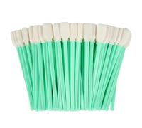 BHIPKOT 100 Piezas Bastoncillos de Limpieza Sin Pelusa, Hisopos de Algodón Largos para Drenajes, Cuero, Alcohol, Impresoras de Inyección de Tinta y Limpieza de Lentes de Cámara