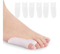 BHIPKOT Bunionette Corrector, 6 Unidades de Corrector de Dedo pequeño, Silicona, Gel para Hombres y Mujeres, Garra, tamaño para Todos los esparcidores pequeños