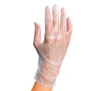 BHK Guantes de vinilo Talla S, 100 unidades