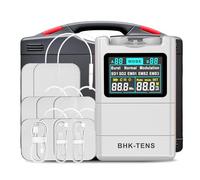 BHK-TENS Estimulador muscular EMS para aliviar el dolor de espalda KR800 (800 Plata)