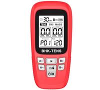 BHK-TENS Estimulador muscular EMS para aliviar el dolor de espalda, máquina TENS de tamaño mini KR280-blanco (rojo)
