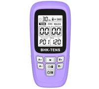 BHK-TENS Estimulador muscular EMS para aliviar el dolor de espalda, máquina TENS de tamaño mini KR280-blanco (morado)