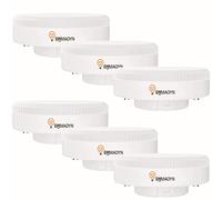 BHMAOYN Bombilla GX53 LED 9W,800LM Blanca Neutra 4000K,Reemplazo para 75W Bombilla Incandescente Halógena,180° AC 220V,No Regulable,Paquete de 6