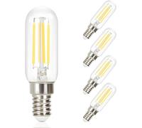 BHMAOYN Bombilla LED Filamento 12-24V E14 4W, T25, 400LM, Luz Día 6000K (Pack de 6), Sustituto 40W, para Cocina Camping Caravana Jardín Lámpara