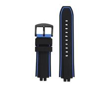 BHMIRUI Compatible con Casio Cat Man Series GBD-200/UU/GBD-200SM Black Warrior Correa de reloj de goma resistente al agua GBD200 Correa de reloj de silicona con herramientas(Black Blue black)