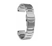 BHMIRUI Compatible con la correa de reloj SEIKO No. 5 de acero de precisión con dientes rojos, monstruo fantasma de agua SRPH75K1 SKX781, pulsera de acero inoxidable(Silver)