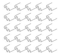 Bhnjyred Grapadora Caliente de Soldadura Plástica Ø0.6mm 500 Unidades Extra | Alta resistencia de soldadura tras el proceso; reparaciones de carrocería y parachoques con resultado estable. Duradero.