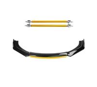 BHOUTY Alerón Parachoques Delantero Coche Kits de carrocería divisora de alerón Parachoques Delantero Coche, Barras Amarre, Accesorios, Kit Universal, Deflector Labios para la mayoría los Modelos