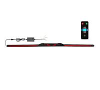 BHOUTY Alerón Trasero Coche Alas traseras de Coche, alerón de Techo para Ventana Trasera, Kit de Labio para Maletero, luz BRE, Apto para, ala de 3,94 pies-4,27 pies, Ajuste LED Universal