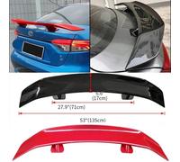 BHOUTY Alerón Trasero Coche Alerón Trasero para Maletero de Coche, Aleta Trasera, reacondicionamiento, alerón Universal para sedán, Accesorios alas, Techo para Ventana para Corolla