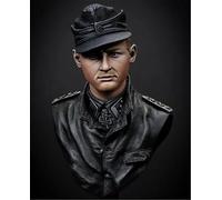 Bhowsa 1/10 Busto de Resina de Soldado alemán de la Segunda Guerra Mundial sin Pintar ni ensamblar //i7f5w7