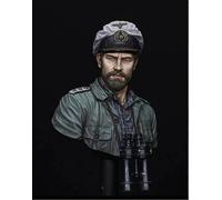 Bhowsa 1/10 Busto de Resina de Soldado alemán de la Segunda Guerra Mundial sin Pintar ni ensamblar //i7f5w20