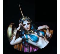 Bhowsa 1/10 Kit Modello in Resina di Busto di antica guerriera Non verniciato e Non assemblato //J9f6w52