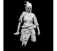 Bhowsa 1/10 Kit Modello in Resina di Busto di antica guerriera Non verniciato e Non assemblato //J9f6w65