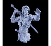 Bhowsa 1/10 Kit Modello in Resina di Busto di antica guerriera Non verniciato e Non assemblato //J9f6w24