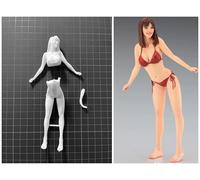 Bhowsa 1/12 Kit de Modelo de Resina de Soldado Agente Femenina de Ciencia ficción sin Pintar y sin ensamblar (1 Persona)//Z5R7i30