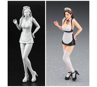 Bhowsa 1/12 Kit de Modelo de Resina de Soldado Agente Femenina de Ciencia ficción sin Pintar y sin ensamblar (1 Persona)//Z5R7i26