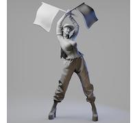 Bhowsa 1/22 Kit de Modelo de Resina de Agente Militar Femenina de Ciencia ficción Kit de Modelo de Resina sin Pintar y sin Montar //T5S7i21