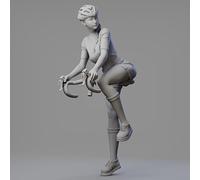 Bhowsa 1/22 Kit de Modelo de Resina de Agente Militar Femenina de Ciencia ficción Kit de Modelo de Resina sin Pintar y sin Montar //T5S7i27