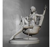 Bhowsa 1/24 Kit de Modelo de Resina de Agente guerrera de Ciencia ficción sin Pintar y sin Montar // g8O1T4