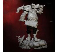 Bhowsa 1/24 Kit de Modelo de Resina de Soldado Guerrero orco de Ciencia ficción Modelo de Resina sin Pintar y sin montar//YF4K7X39