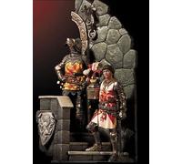 Bhowsa 1/32 Kit de Modelo de Resina Caballero Europeo Antiguo sin Pintar ni ensamblar (con Base de Escena) //l7Gi8k4