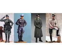 Bhowsa 1/35 Kit de Modelo de Resina de Soldado alemán de la Segunda Guerra Mundial sin Pintar ni ensamblar (4 Figuras) //8h4sj28z