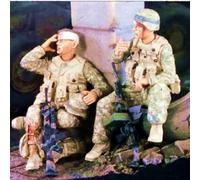 Bhowsa 1/35 Kit de Modelo de Resina de Soldado Comando Estadounidense sin Pintar y sin ensamblar (para 2 Personas) //f9ji4ly103
