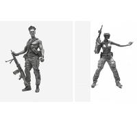 Bhowsa 1/35 Kit de Modelo de Resina de Soldado Comando Estadounidense sin Pintar y sin ensamblar (para 2 Personas) //f9ji4ly48