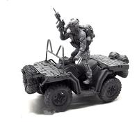 Bhowsa 1/35 Kit de Modelo de Resina de Soldado Conductor de Comando Estadounidense sin Pintar y sin ensamblar (con vehículo) //g3oT4s2