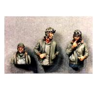 Bhowsa 1/35 Kit de Modelo de Resina de Soldado de Tanque Estadounidense de la Segunda Guerra Mundial sin Pintar y sin Montar (3 Personas, sin Tanque) //8q7tj14z