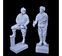 Bhowsa 1/35 Kit de Modelo de Resina de Soldado soviético de la Segunda Guerra Mundial sin Pintar ni ensamblar (2 Figuras) //o9D6lj7