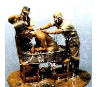 Bhowsa 1/35 Kit de Modelo de Resina Soldado bañándose sin Pintar ni armar //j8Xi6k4