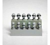 Bhowsa 1/35 Kit de Recambio de Cabezas en Resina de la Segunda Guerra Mundial, sin Pintar y sin Montar (12 Cabezas de Resina) //Y3jO8lo3