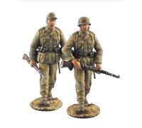 Bhowsa 1/35 Maqueta de Resina de Soldado alemán de la Segunda Guerra Mundial sin Pintar ni ensamblar (2 Personas) //8D9vj54z