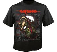 BHPLXJQMV Carcass 'Dead Body' T Shirt - Symphonies of Sickness Surgical Steel Colour20 Mens