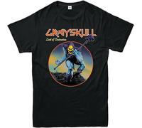 BHPLXJQMV Grayskull Lord of Destruction T-Shirt Skeletor Rocks 80S Cartoons Adult Top