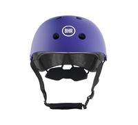 BHR 837 URBAN - Casco para Monopatín, Patinetes Eléctricos y Ciudad - Homologado CE para Niños y Adultos - Para Bicicleta, MTB, BMX, Patinaje, Skateboard - Azul Mate, M