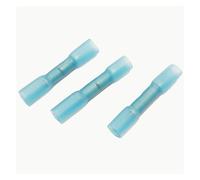 BHT2 Blue Heat Shrink Butt Connectors and Splices For 1.5-2.5mm2, 16-14 AWG Wires Terminal