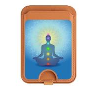 Bhuddha Aura Chakra Balancing Healing - Soporte magnético para tarjetas para iPhone 16, 15, 14, 13 Pro Max, multicolor
