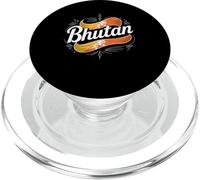 Bhutan Dragon Flag Heritage National Travel PopSockets PopGrip para MagSafe