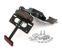 BHYYDS para B&MW F900R F900XR 2020 2021 2022 2023 2024 Kit De Eliminación De Guardabarros Trasero para Portamatrícula De Motocicleta Titular De Soportes de Matrícula(Dark Grey)