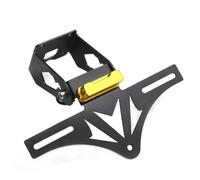 BHYYDS para Kawasaki Ninja ZX-6R ZX6R ZX636 2019-2025 Soporte De Matrícula Oculto para Guardabarros Trasero Titular De Soportes de Matrícula(Oro)