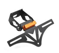 BHYYDS para Kawasaki Ninja ZX-6R ZX6R ZX636 2019-2025 Soporte De Matrícula Oculto para Guardabarros Trasero Titular De Soportes de Matrícula(Orange ZX-6R)
