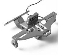 BHYYDS para Kawasaki Z750 GSR 600 Tmax 530 1000 Soporte para Matrícula De Motocicleta con Marco Trasero Titular De Soportes de Matrícula(Dark Grey)