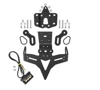 BHYYDS para Y&AMAHA MT-07 FZ-07 2013-2022 Soporte para matrícula de Motocicleta Guardabarros Marco de matrícula Accesorios Titular De Soportes de Matrícula(with License Lamp)